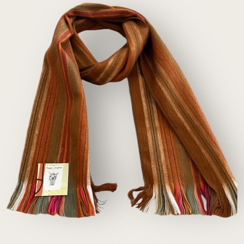 Beautiful alpaca scarf from Ecuador so soft and warm!